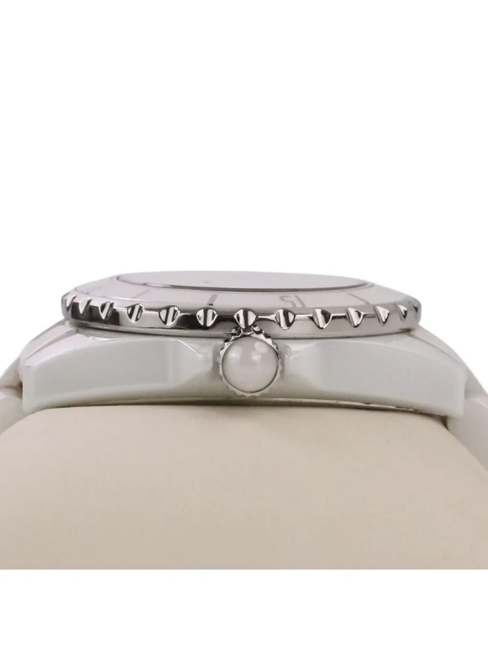 Chanel White Ceramic Quartz Watch Dial